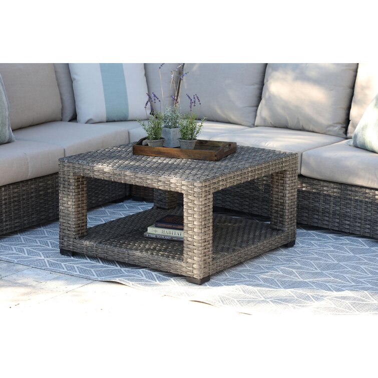 Gallagher coast 5 piece rattan online sectional